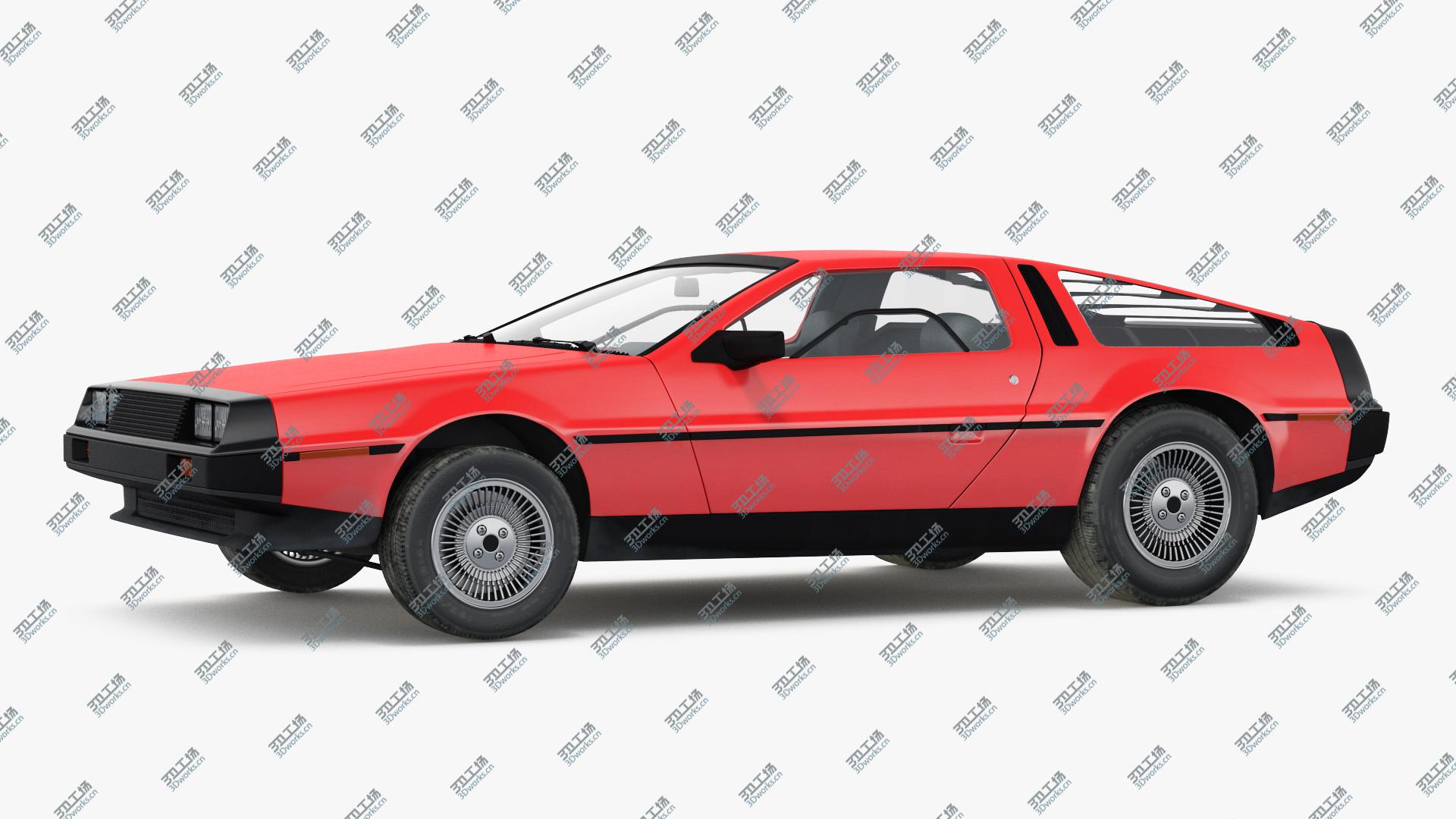 images/goods_img/202104093/3D model 80s Sport Car DeLorean Rigged/3.jpg